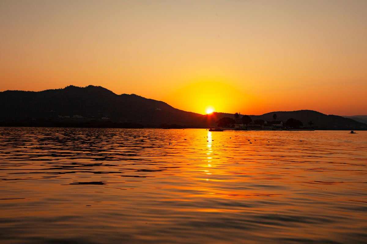 Udaipur sun set